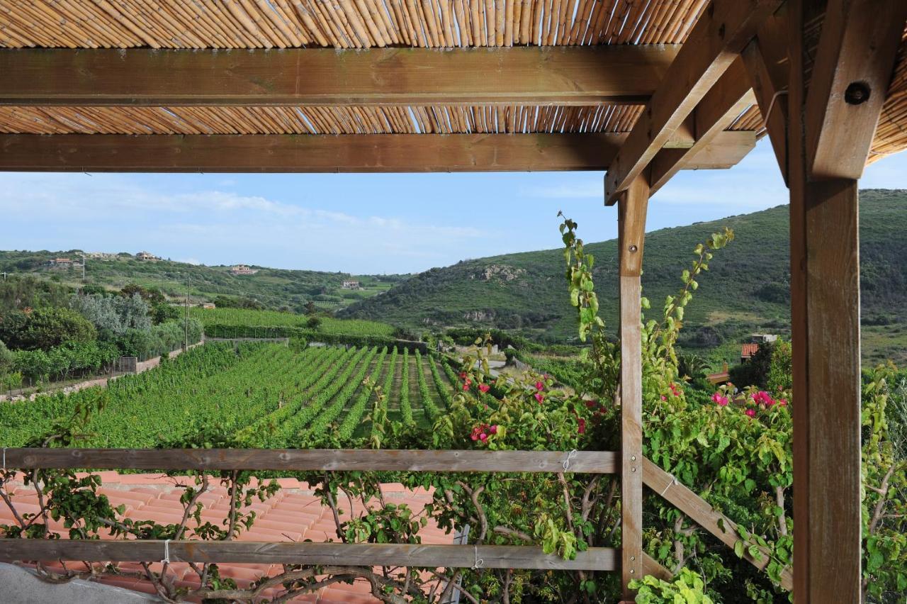 Casa Nel Vigneto Con Vista Mare Apartment Magomadas Екстериор снимка